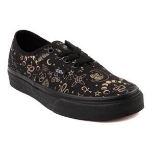 VANS Witchy Vibe Celestial Gothic Mystical Shoes Moons Snakes Crystals Sz 7/8.5